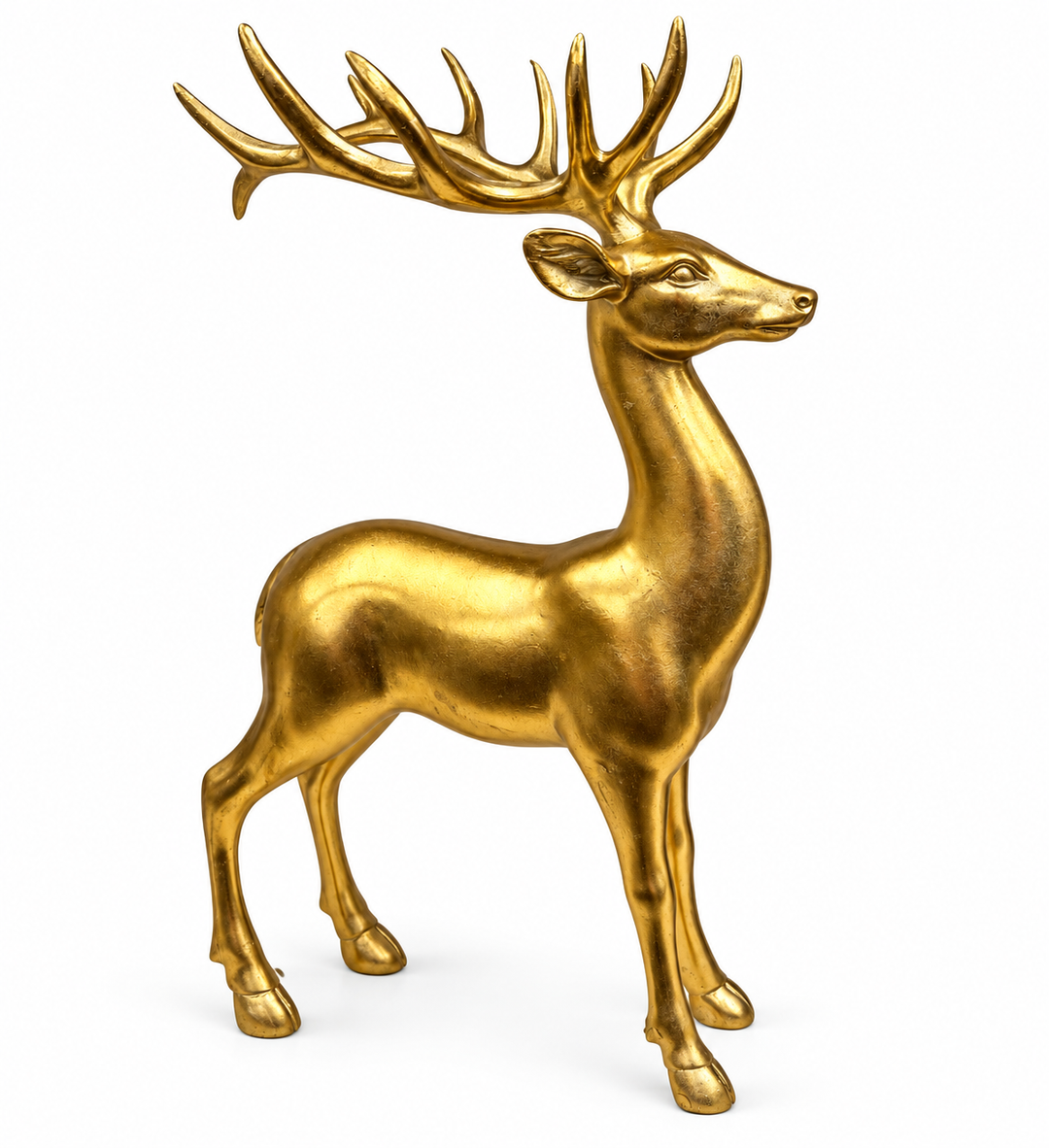 Gold Deer Standing