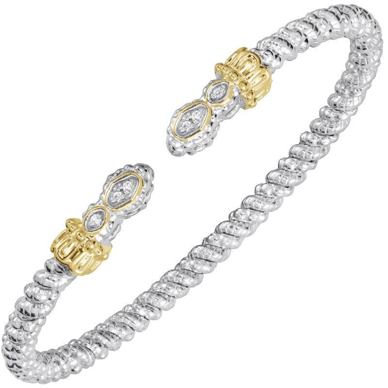 Vahan 3mm Stackable Diamond Cuff