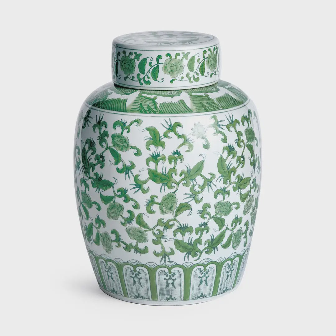 Imperial Blossom Lidded Jar