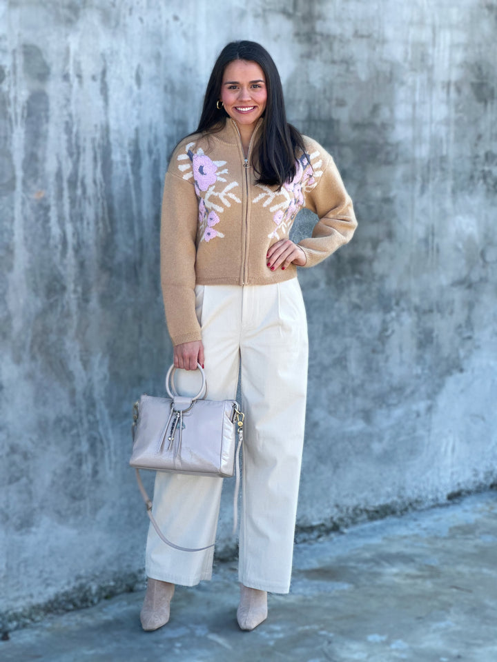 For The Best Taupe Sweater