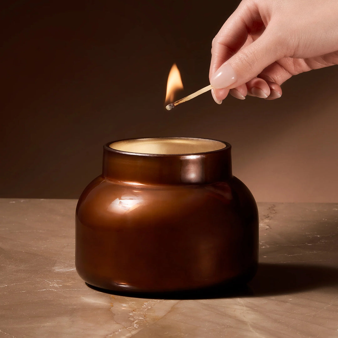 Capri Blue Autumn Glow Chestnut Embers Signature Candle, 19 oz