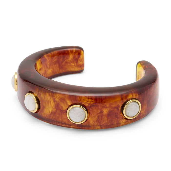 Lucas Jack Tortoise Shell Resin With Moonstone