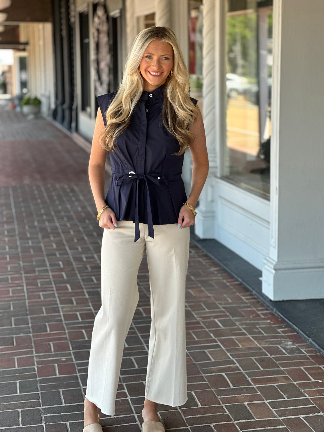 Everyday Chic Top in Navy