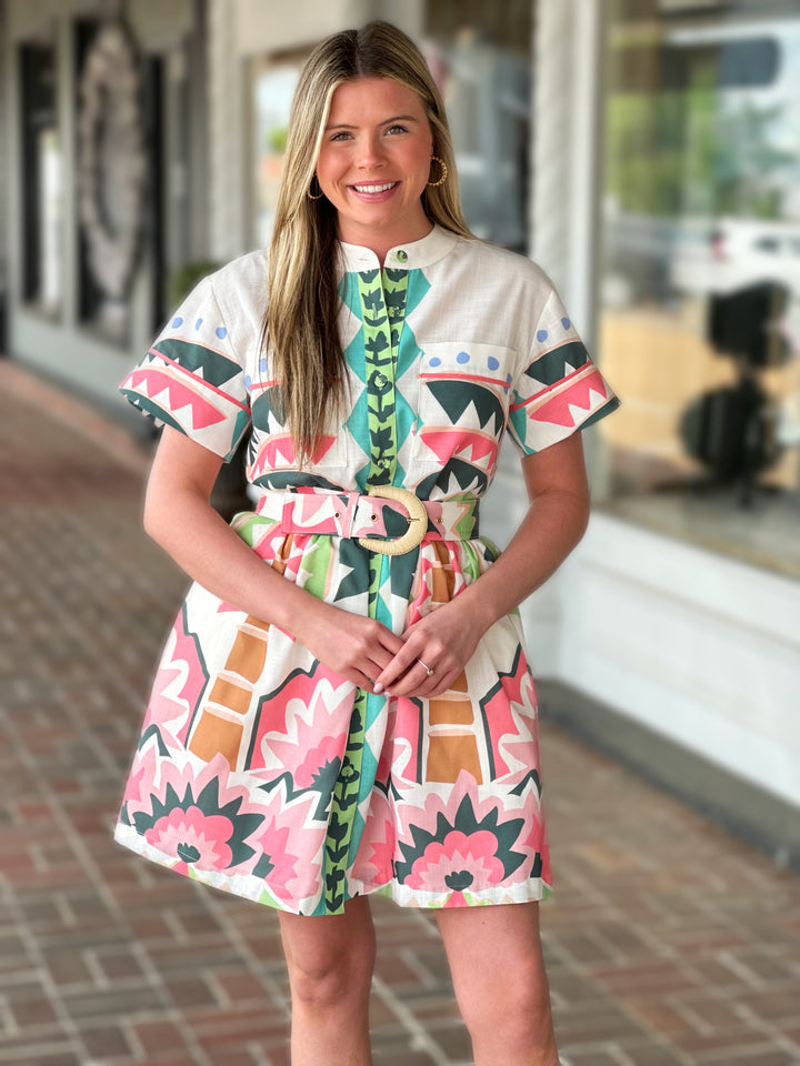 Crosby Hayden Dress in Johri