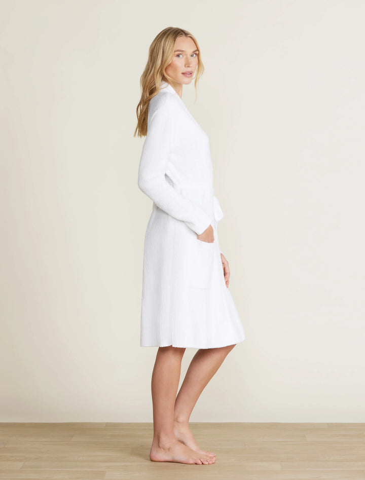 Barefoot Dreams CozyChic Lite® Ribbed Robe in Sea Salt