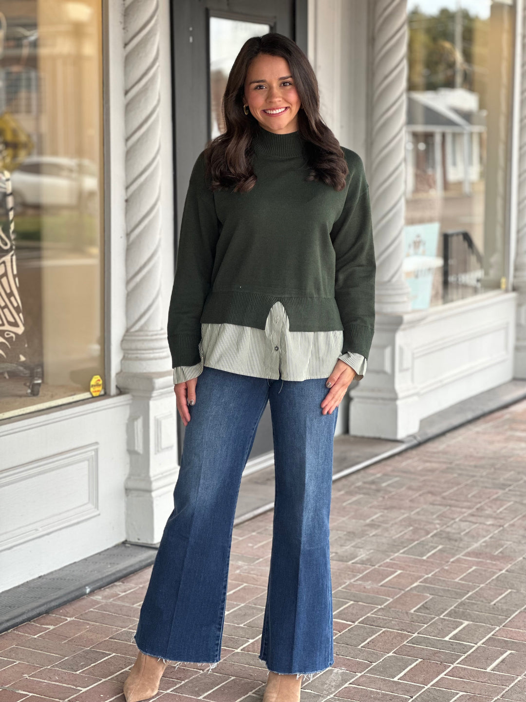 For The Best Top in Olive