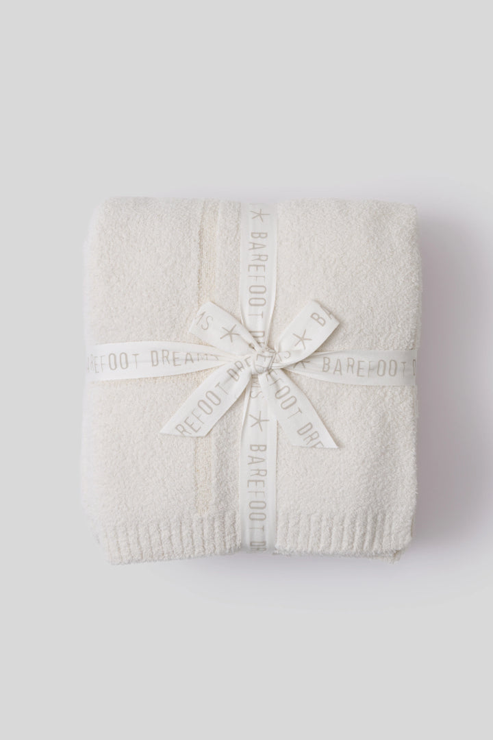 Barefoot Dreams CozyChic® Cotton Tonal Plaid Throw in Cream