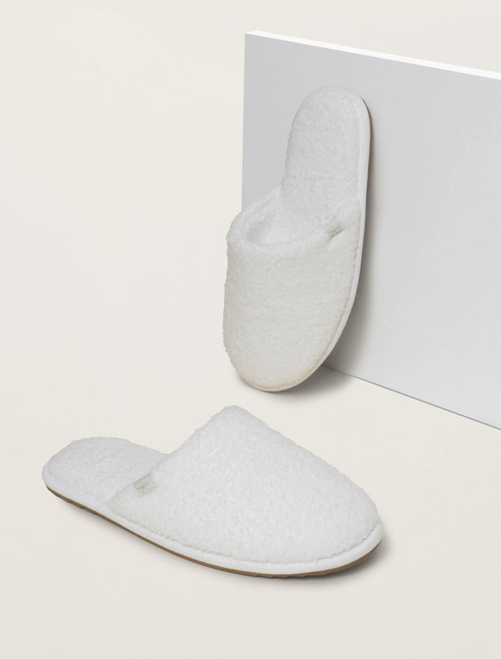 Barefoot Dreams CozyChic® Unisex Slipper in White