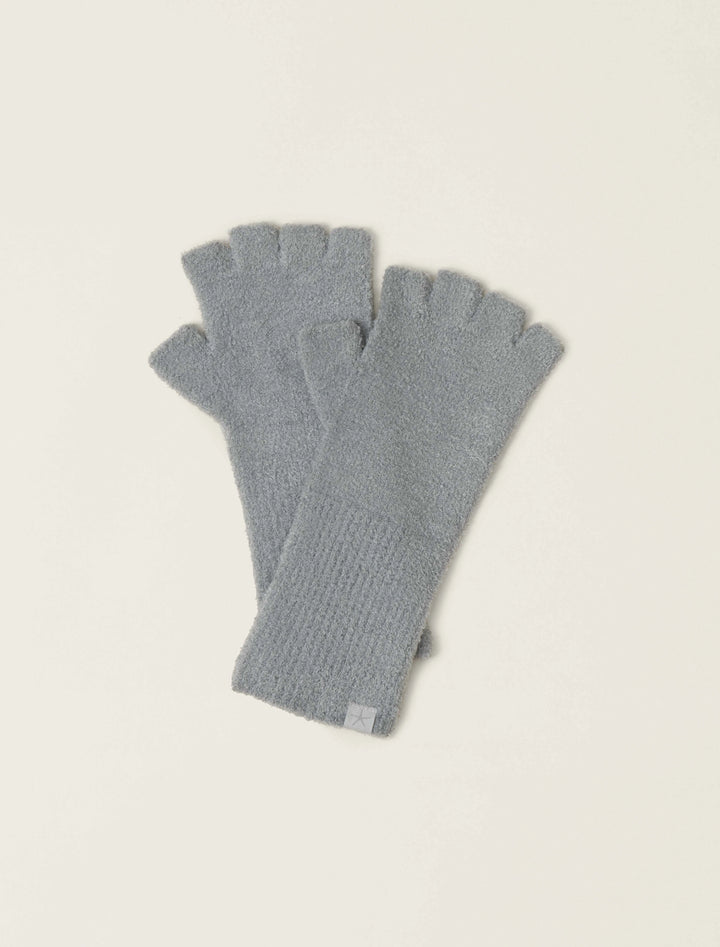 Barefoot Dreams CozyChic Lite® Fingerless Gloves in Moonbeam