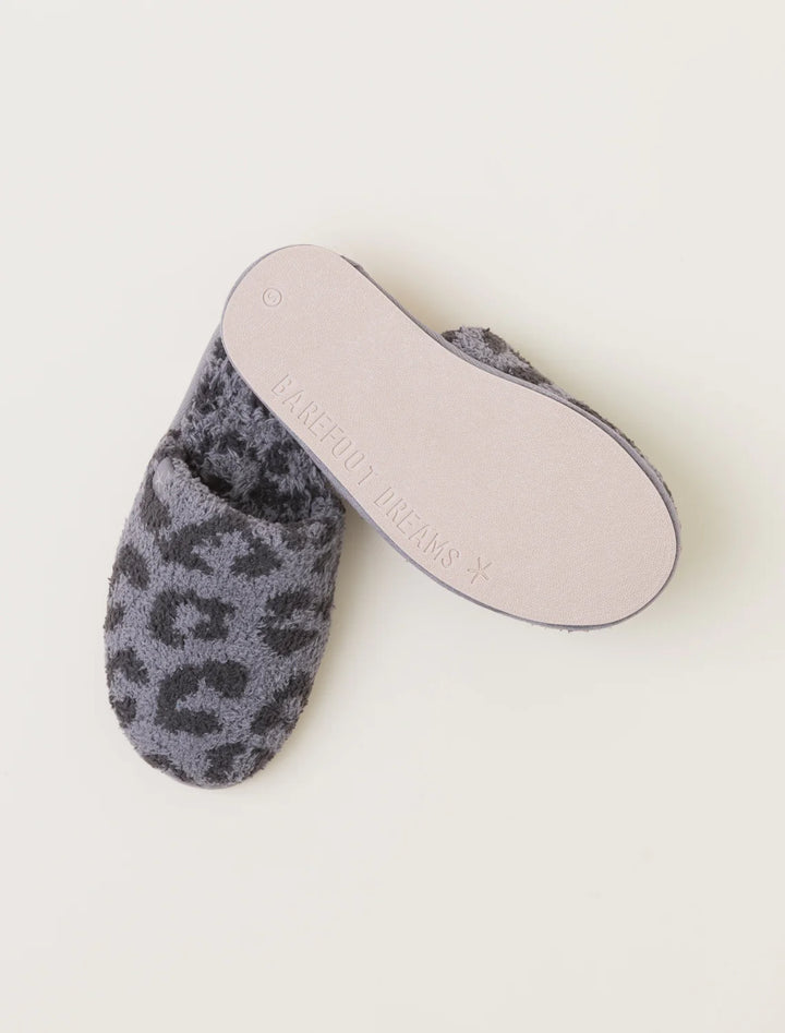 Barefoot Dreams CozyChic® Barefoot In The Wild® Slipper in Graphite / Carbon