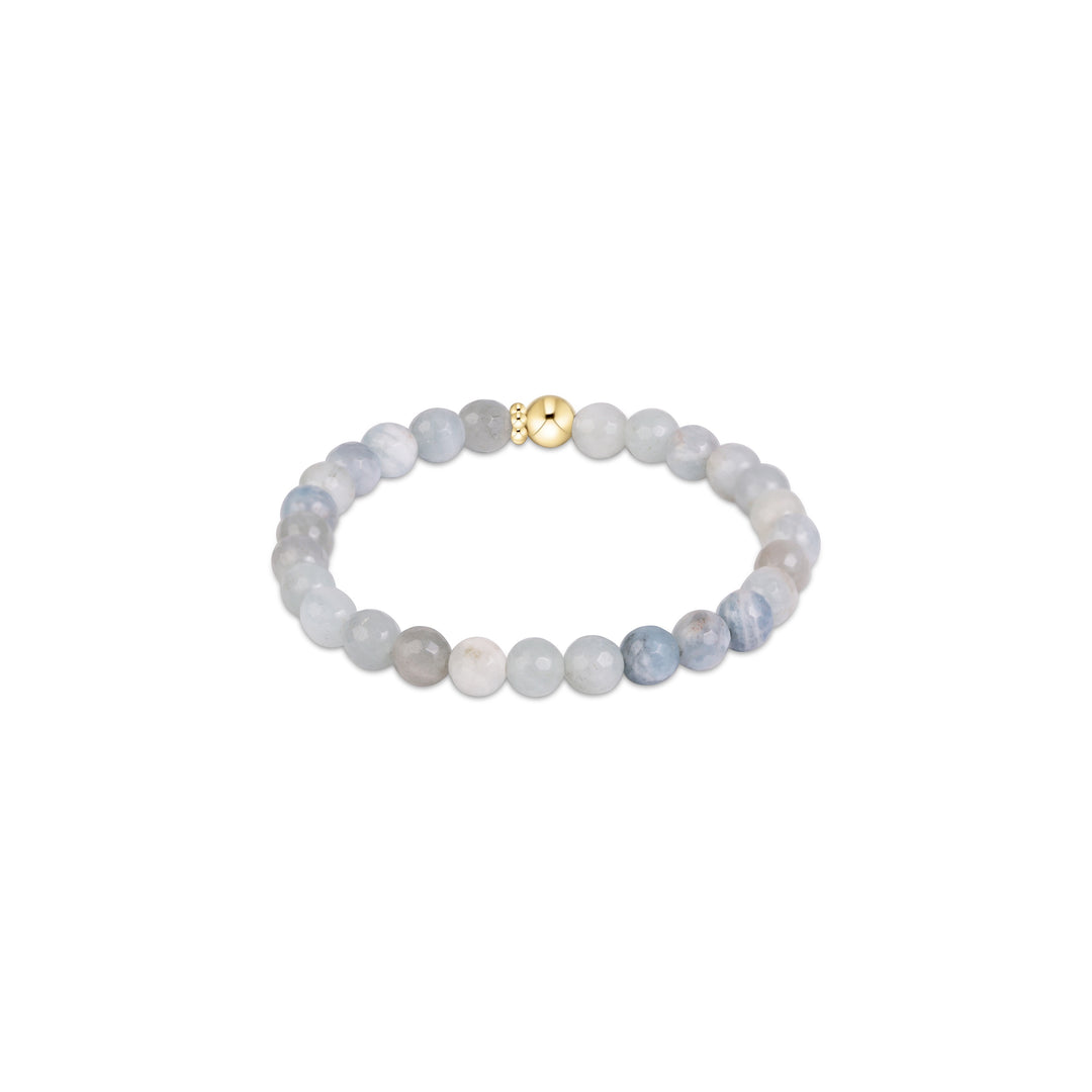 Enewton Extends Classic Gemstone 6mm Bracelet - Aquamarine