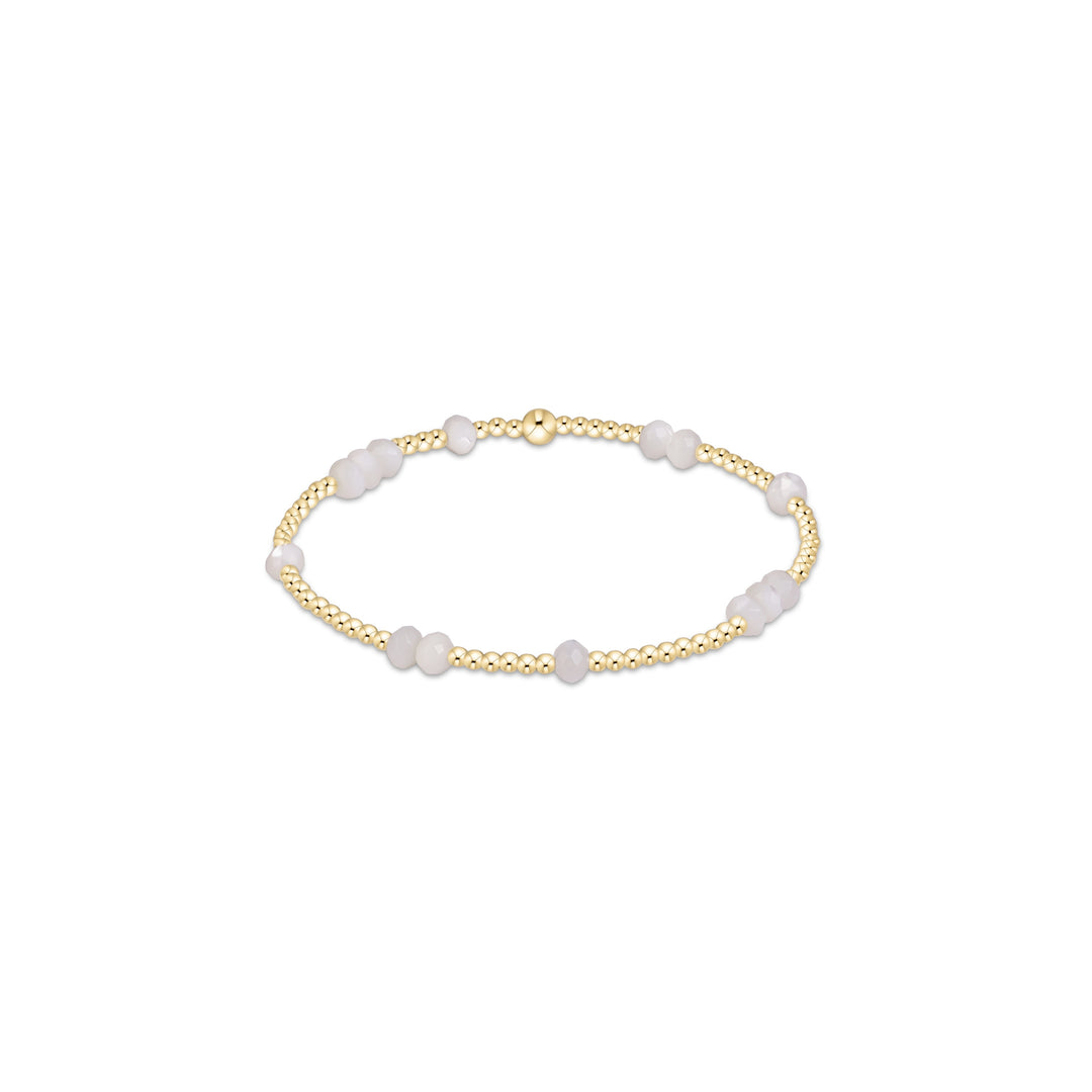 Enewton Extends Hope Unwritten Gemstone 4mm Bracelet - Mother Of Pearl