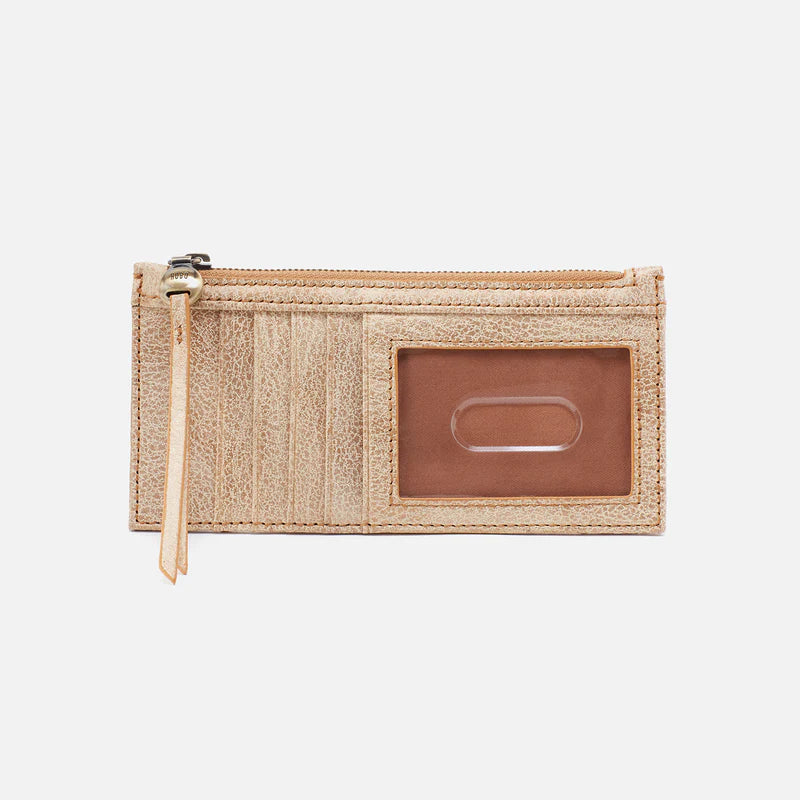 Hobo Carte Card Case in Gold Leaf