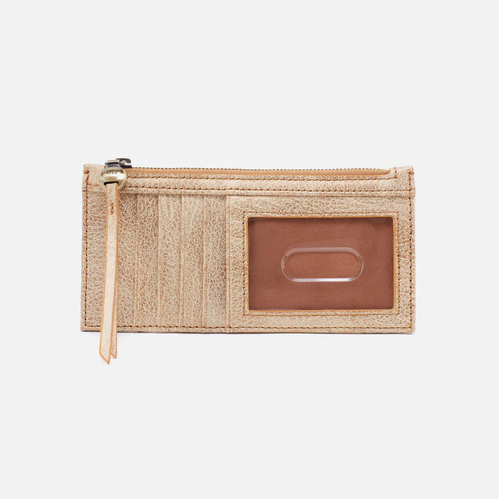Hobo Carte Card Case in Gold Leaf