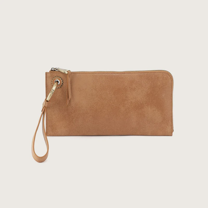 Hobo Jett Wristlet in Whiskey