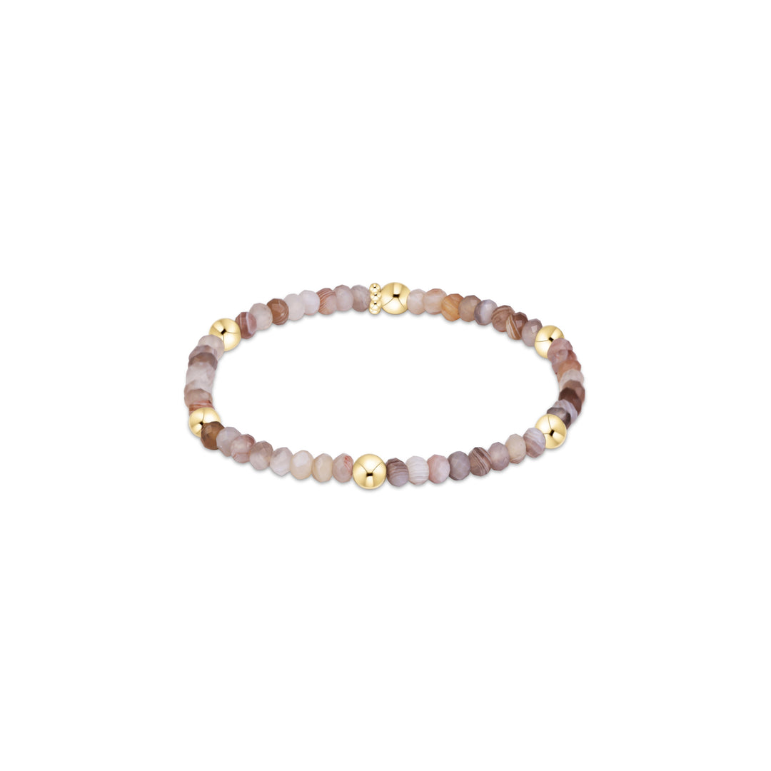 Enewton Presence Gemstone 4mm Bracelet - Botswana Agate