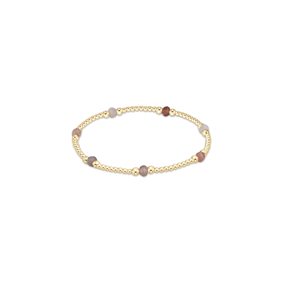 Enewton Purpose Gemstone 4mm Bracelet - Botswana Agate