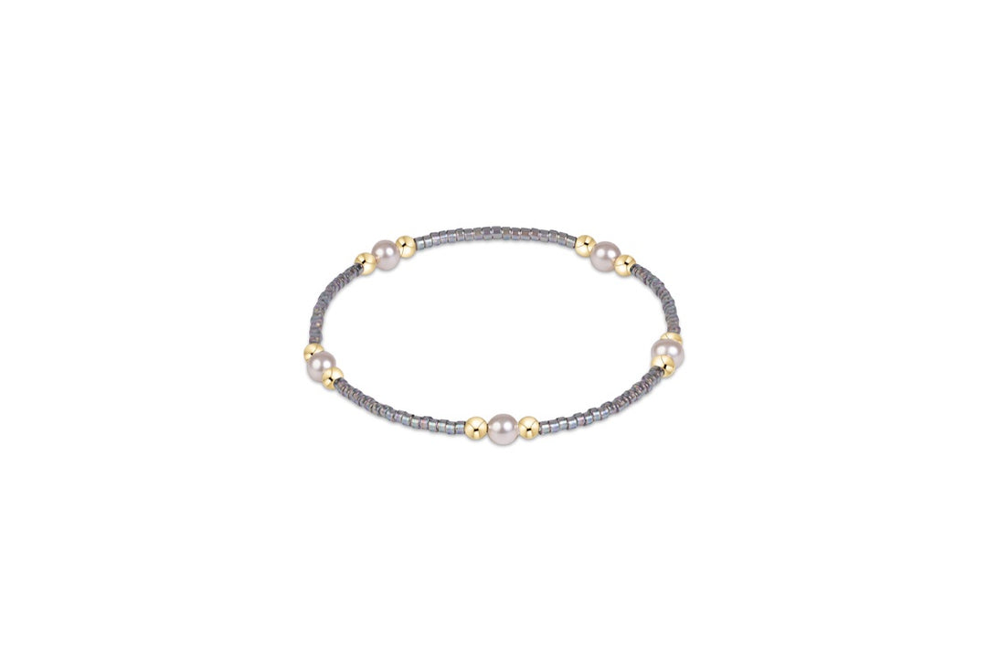 enewton hope purpose pearl bracelet - morning mist