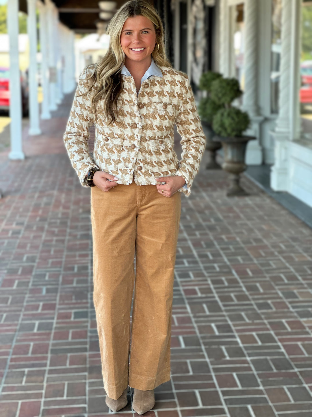 Tyler Boe Randy Boucle Jacket in Multi