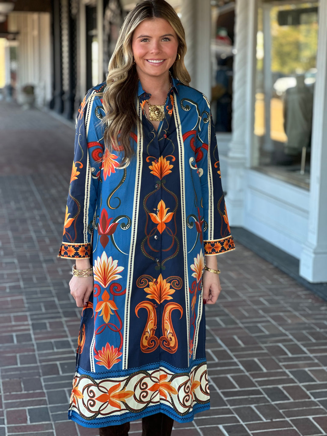 Maude Vivante Eliza Dress in Ornate
