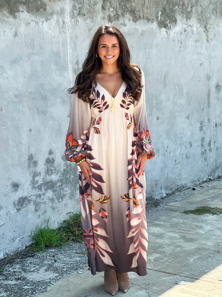 Mindy Dress in Copper Orchard