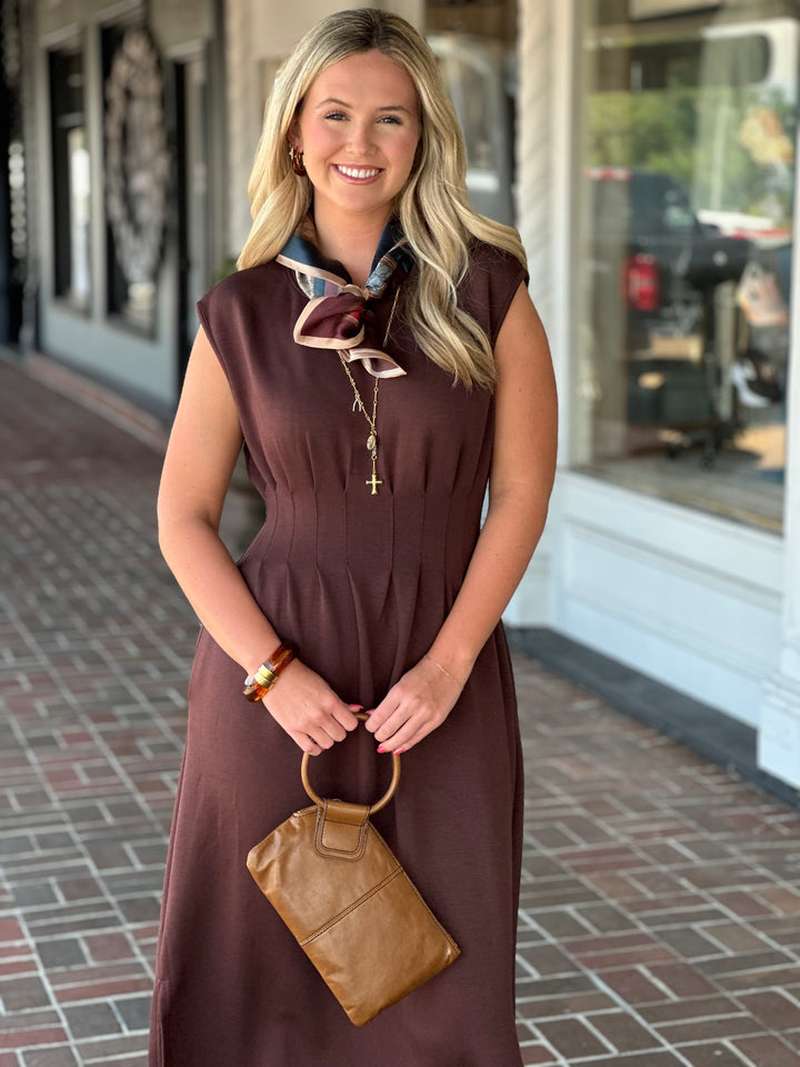 Better Together Brown Maxi Dress