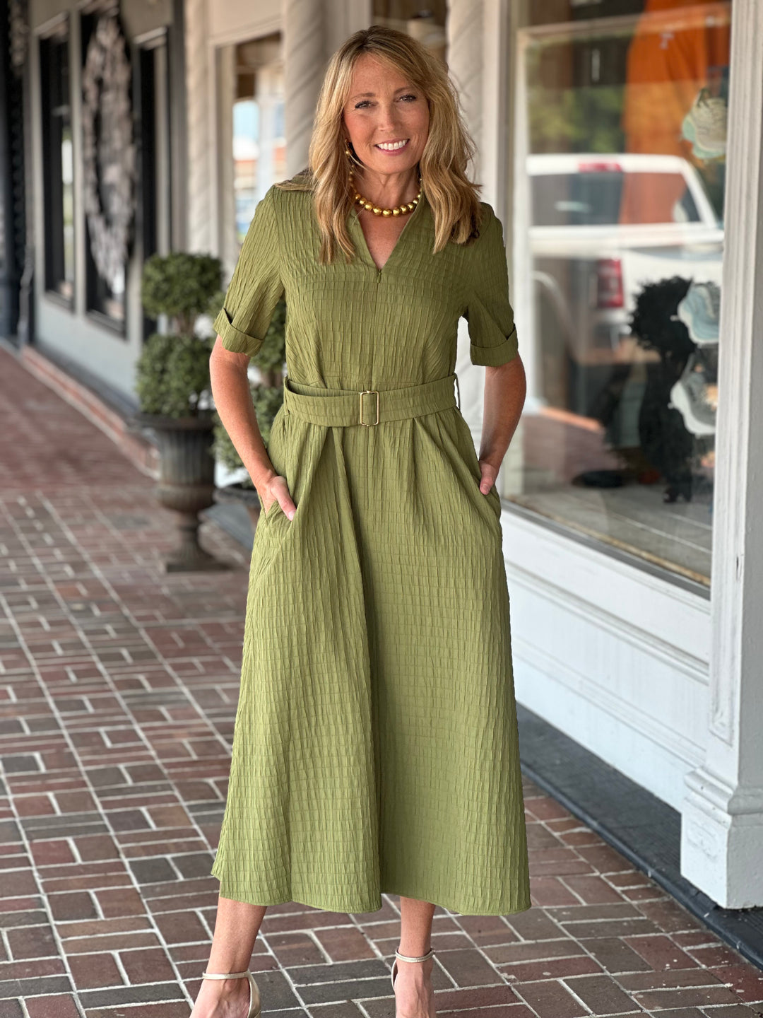 LaRoque Mary Dress in Olive
