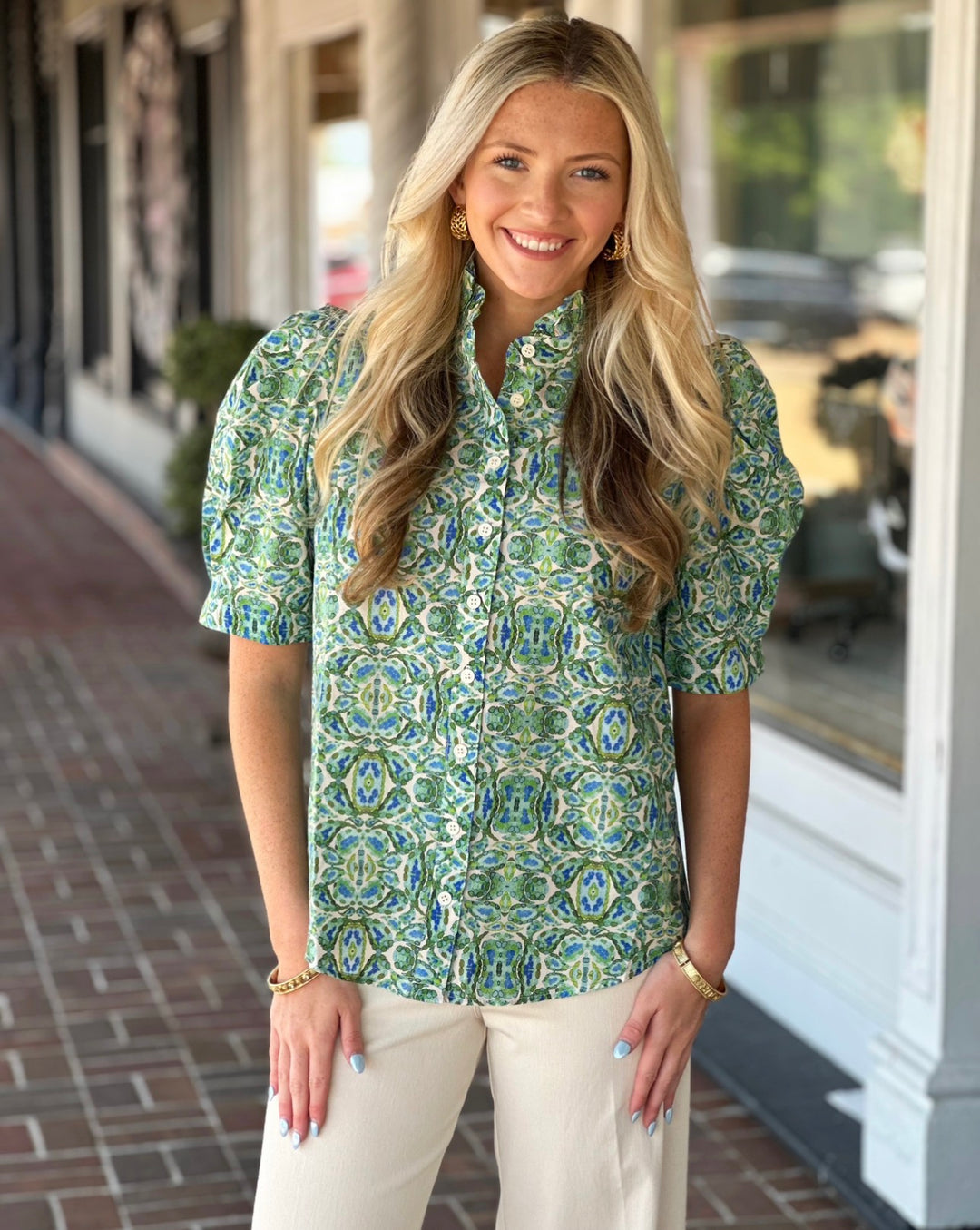 Always Yours Top in Green