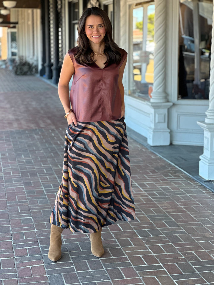 Zephir Printed Skirt