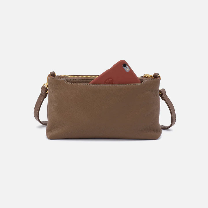 Hobo Darcy Double Crossbody in Dark Elm