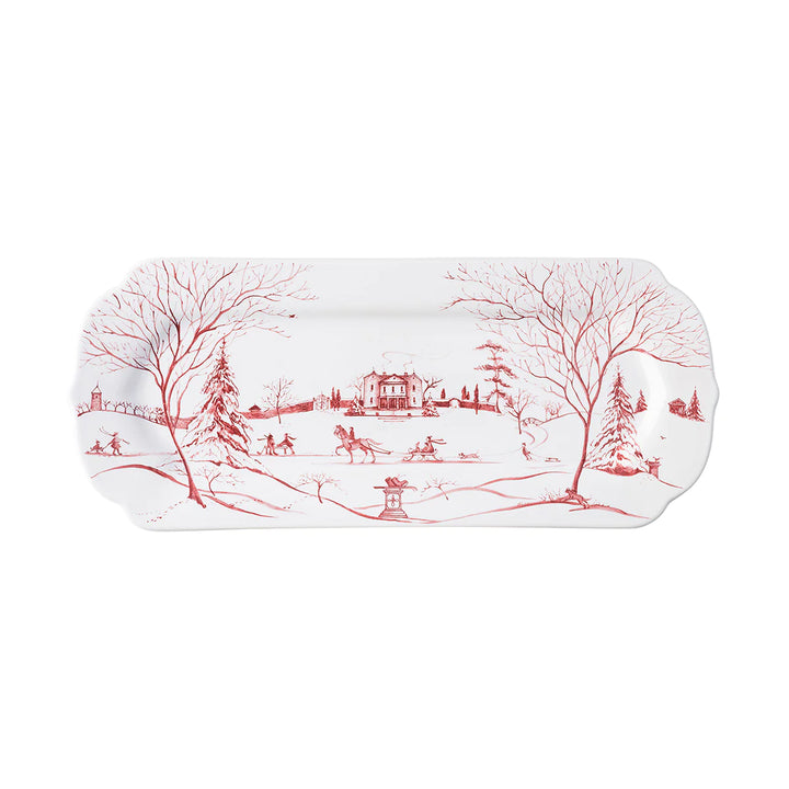 Juliska Country Estate Winter Frolic 15" Hostess Tray