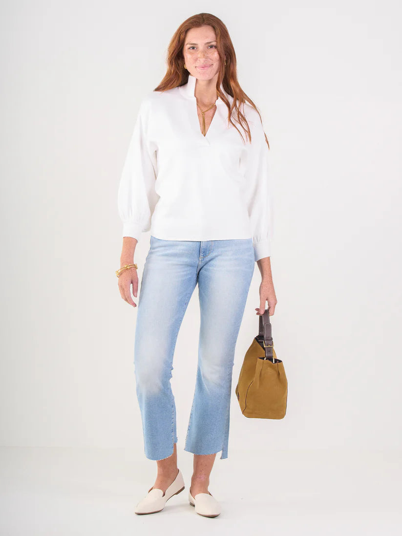 Emily McCarthy Lolli Sweater in White