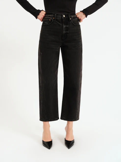 Daze Denim Westward Barrel Leg in Night Life Vintage