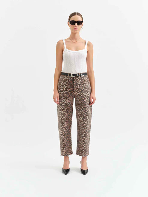 Daze Denim Westward Barrel Leg in Cool Cat