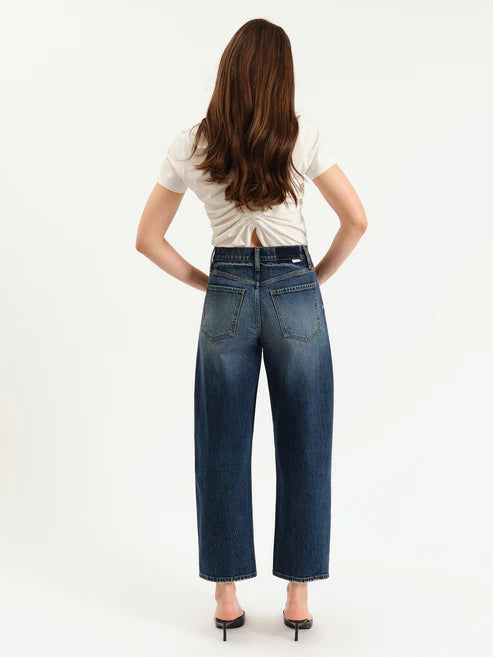 Daze Denim Westward Barrel Leg in Authentic