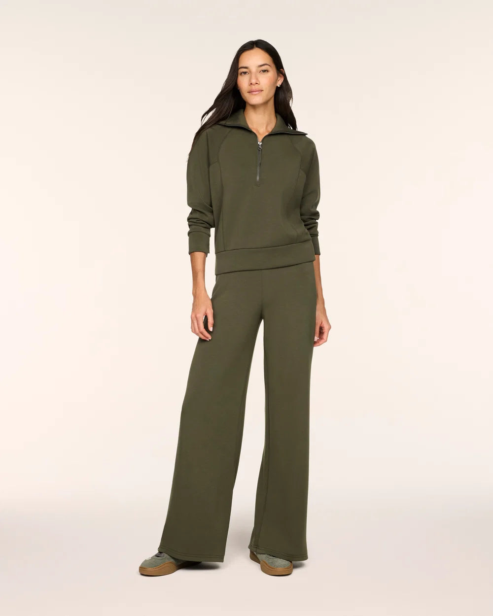Spanx SPANX AirEssentials® Wide Leg Pant in Spanx Monstera