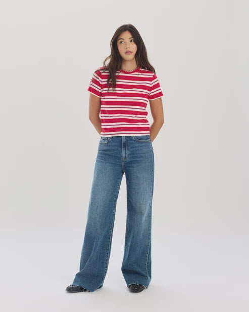 Daze Denim Far Out Wide Leg in Stunner