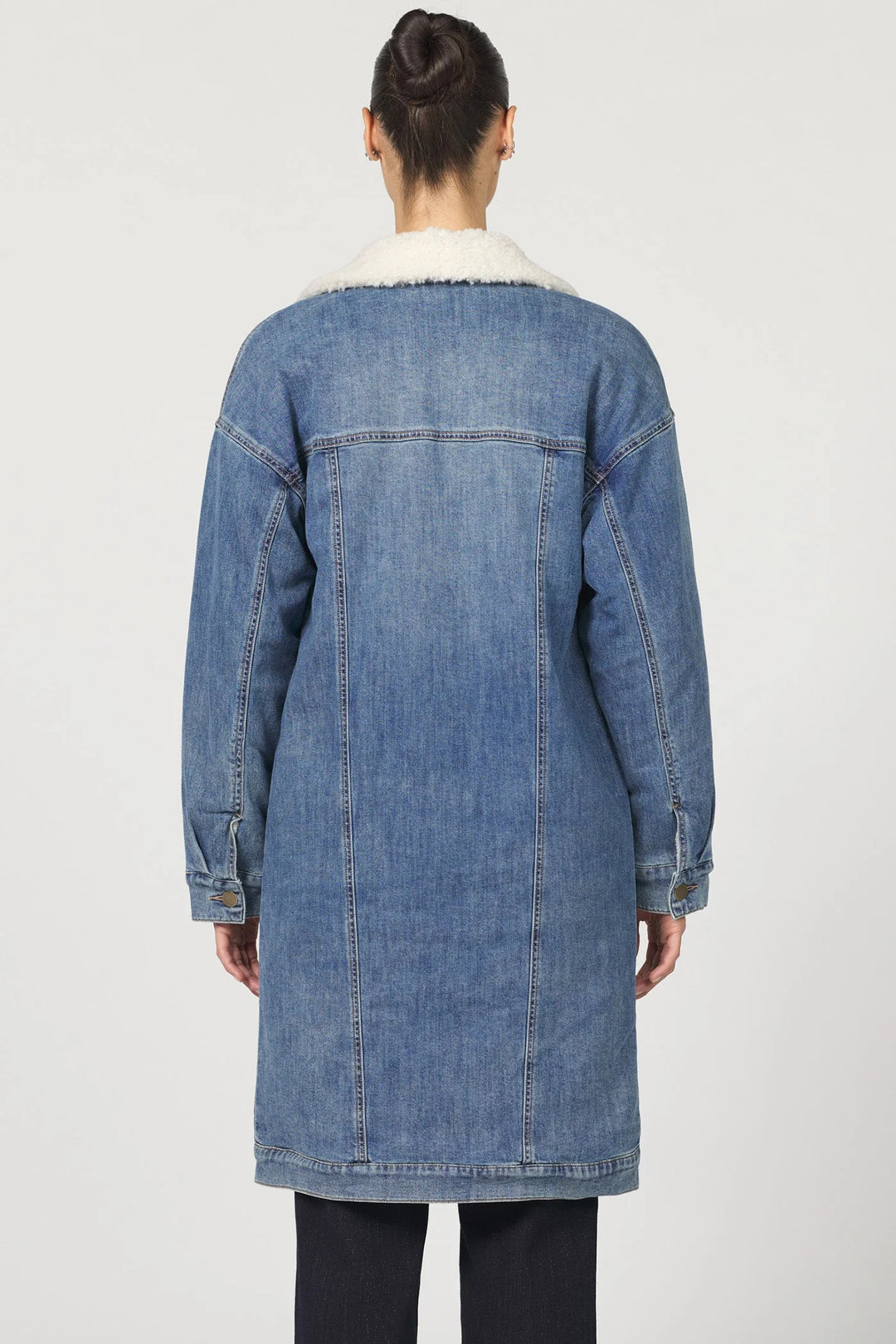 Dear John Dallas Long Jacket in Pool Wave