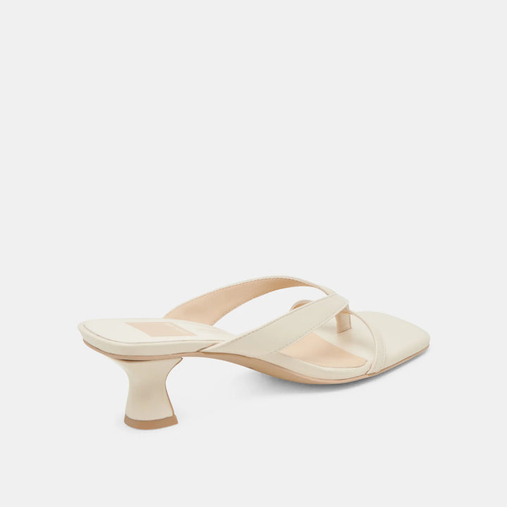 Dolce Vita Brevel Heels in Off White Leather