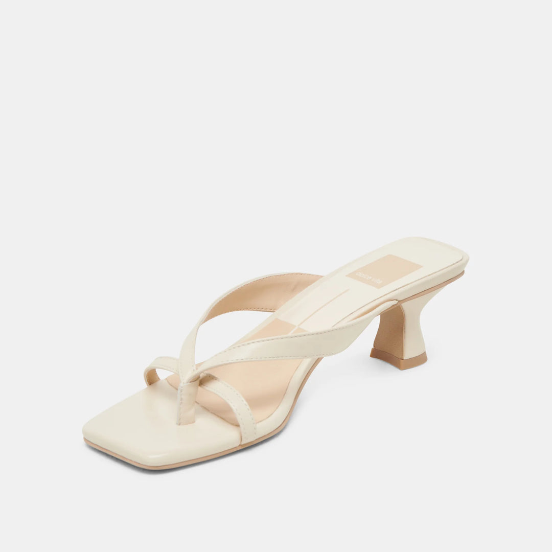 Dolce Vita Brevel Heels in Off White Leather