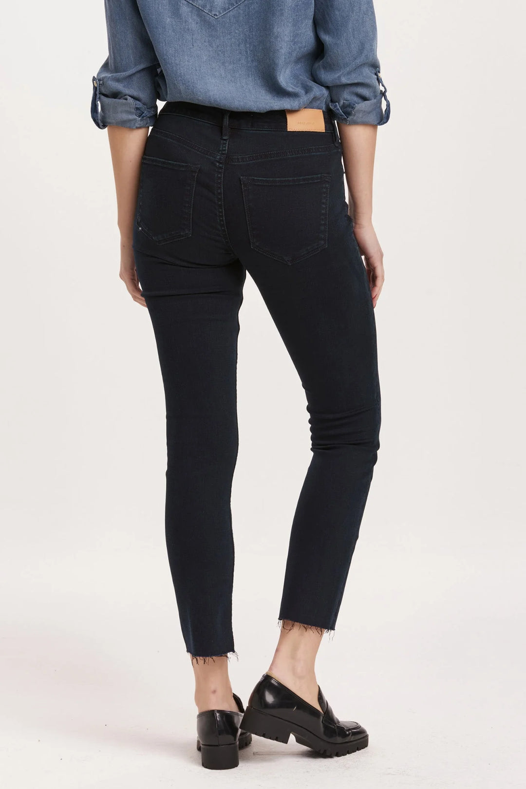 Dear John Blaire Mid Rise Slim Straight Jean In Yorkville