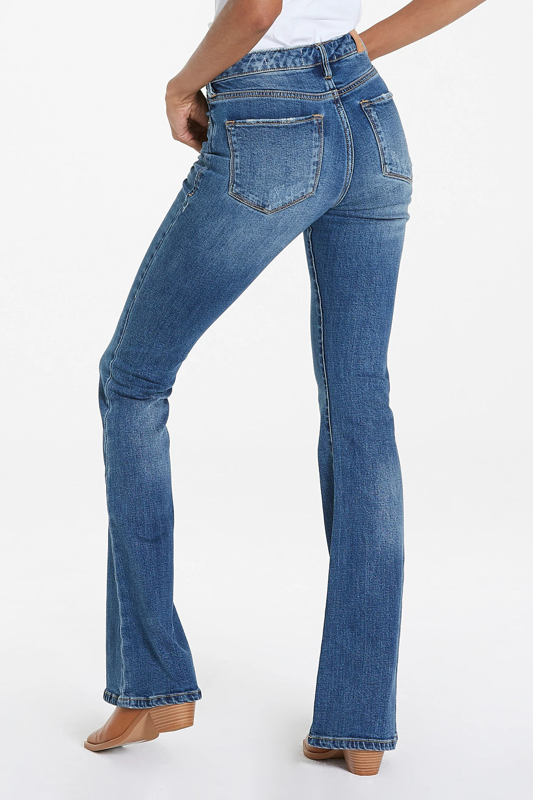 Dear John Rosa High Rise Flare Leg Jeans in Honolulu