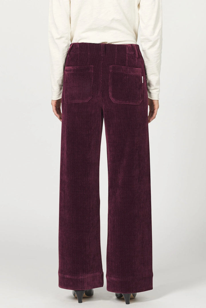 Dear John Audrey Wide Leg High Rise Corduroy Jeans Fig