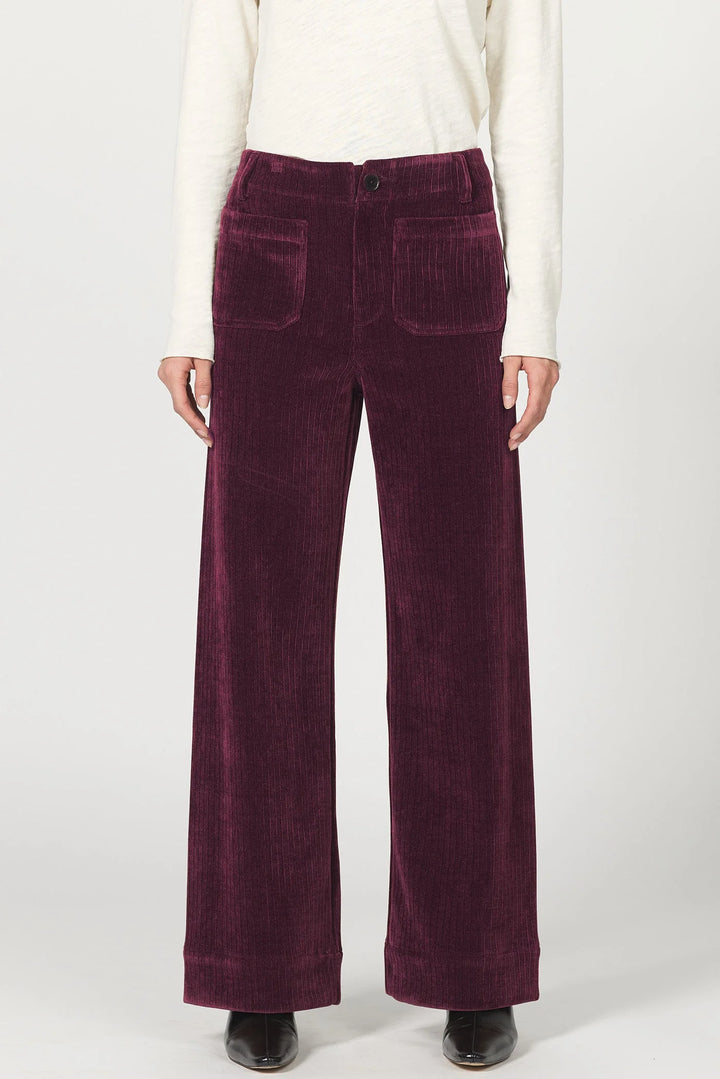 Dear John Audrey Wide Leg High Rise Corduroy Jeans Fig
