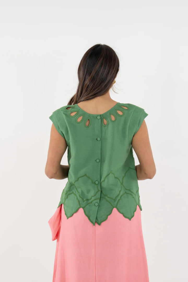 Emily Mccarthy Hatti Tank in Fairway