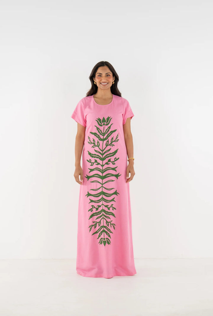 Emily Mccarthy Cornelia Dress in Rosé