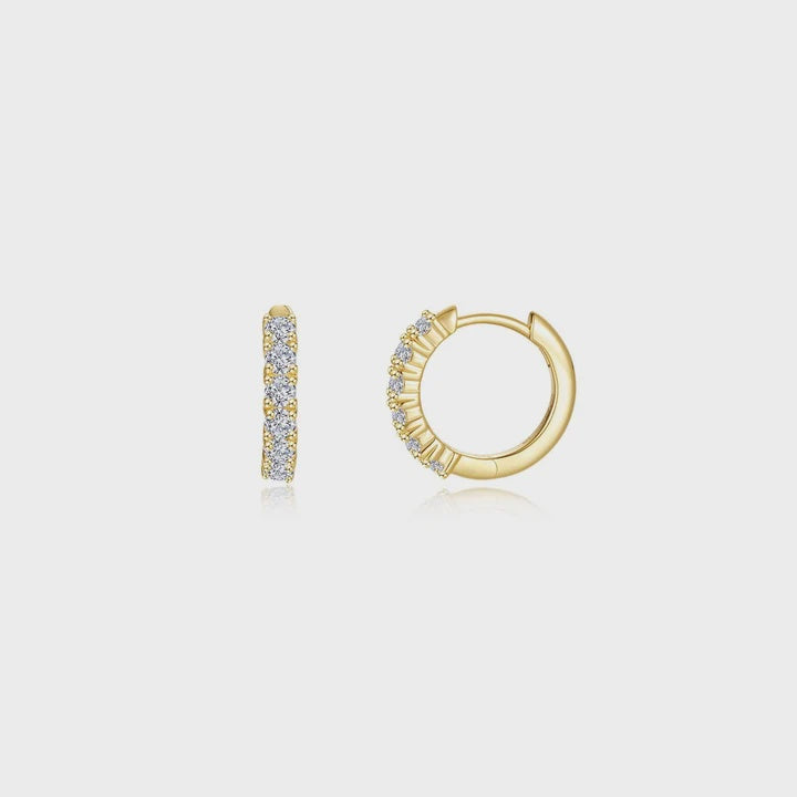 Lafonn Gold Alexa Huggie Earrings