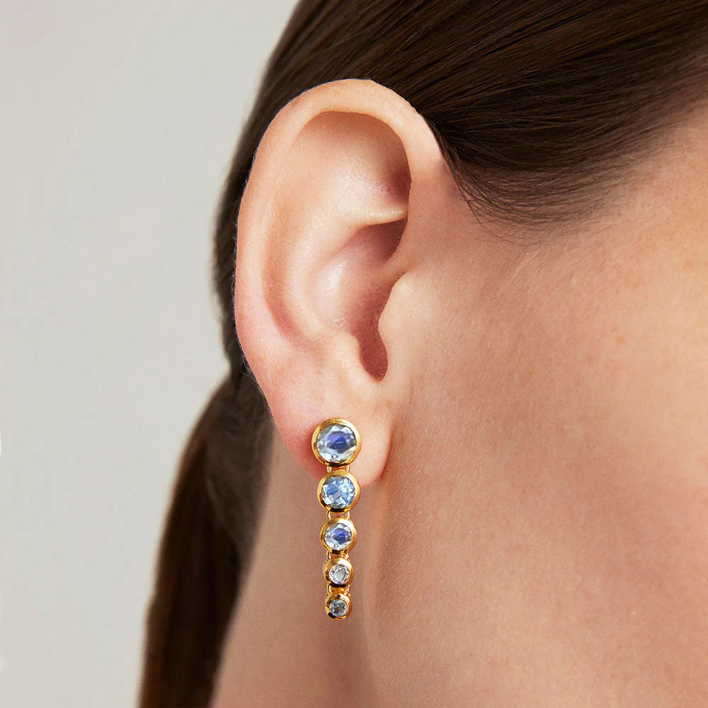 Dean Davidson Signature Statement Dro Earrings in Rainbow Moonstone