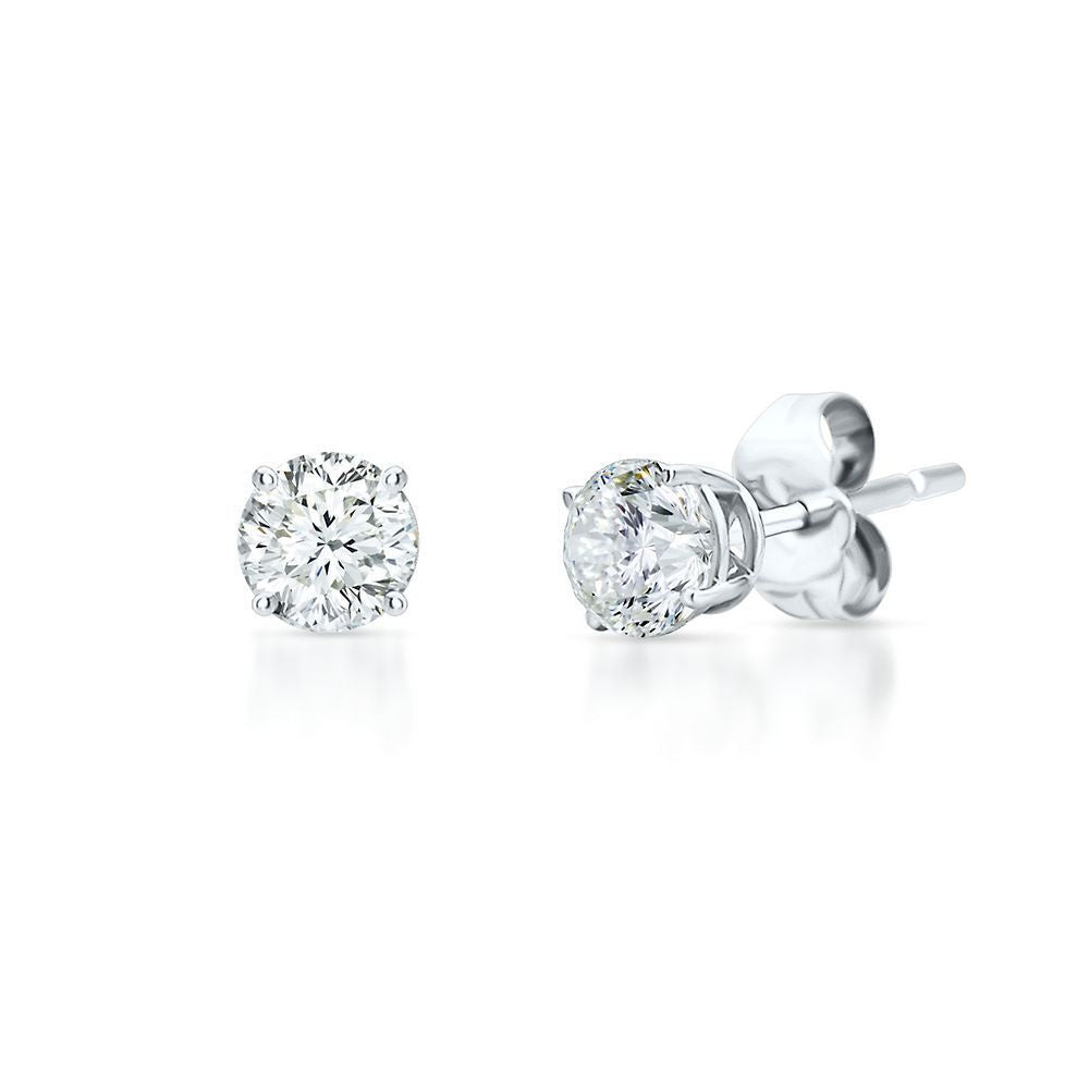 1/4 CTTW Four Prong Studs