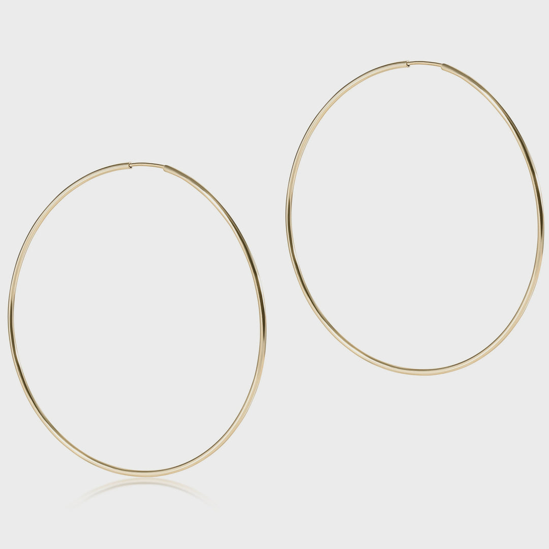 Enewton endless gold 1.25" hoop